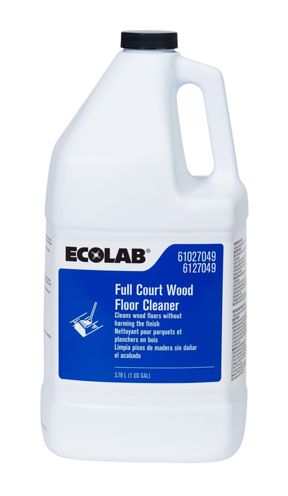 GuestSupply US | Ecolab® Full Court Wood Floor Cleaner, 1 Gallon
